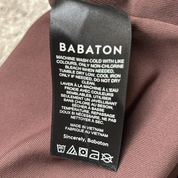 BABATON Chocolate Brown Body Suit Size M worn once. - Picture 4 of 5